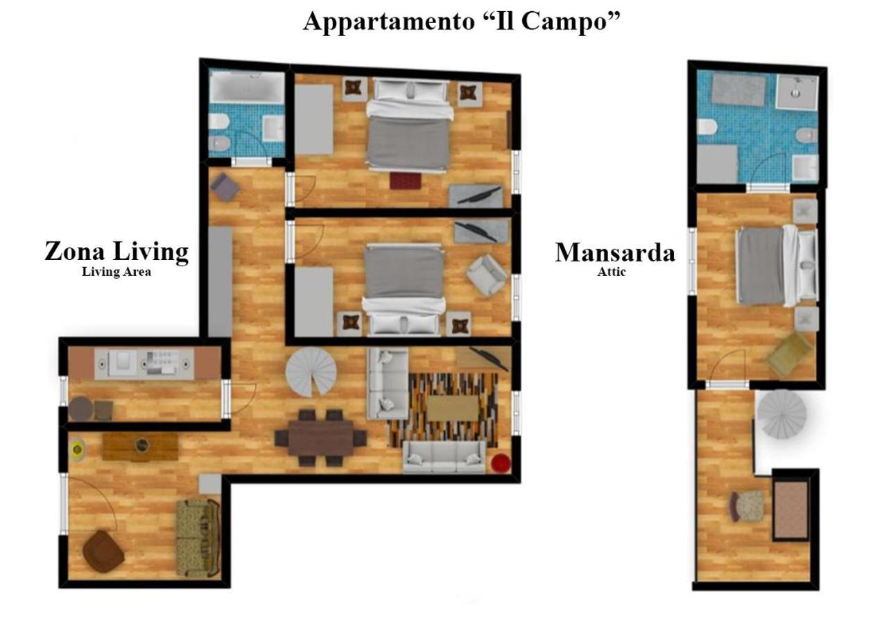 Appartamento Il Campo เซียนา ภายนอก รูปภาพ